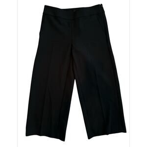 LOFT Women’s Black Career Work Cropped Wide Leg Pants Loft Size 2 NWT